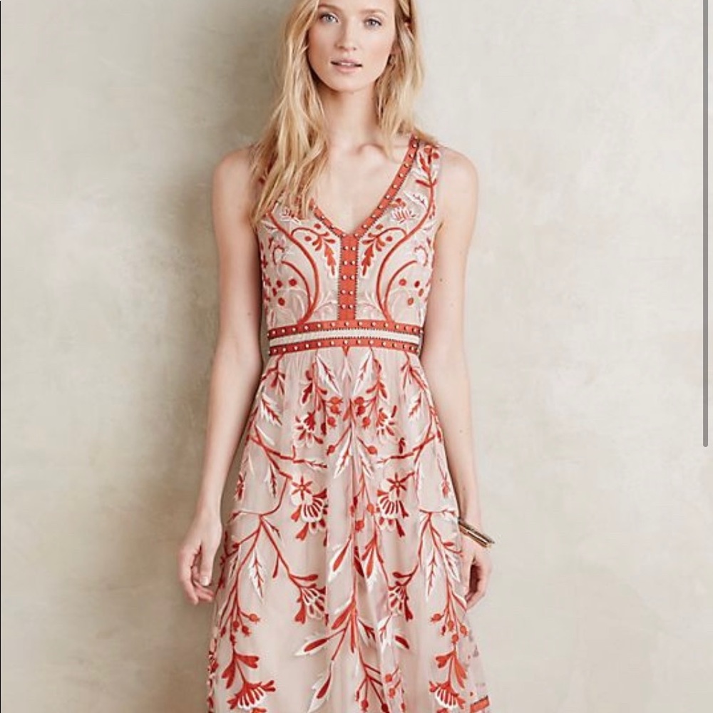 Anthropologie Alicante Dress